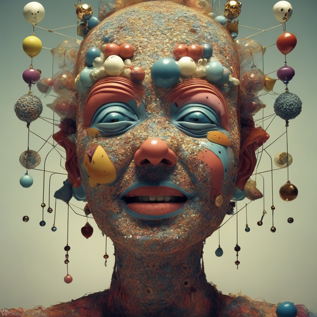 A beautiful physique and a perfect life through the use of new and strange materials in a perfect composition.